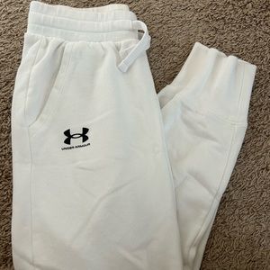 Women’s white under armor joggers